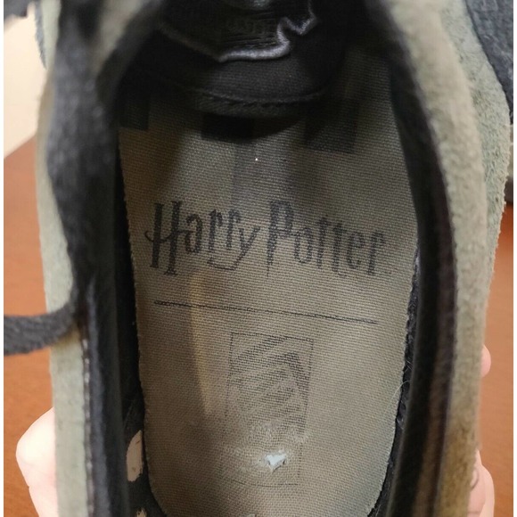 Vans Harry Potter Slytherin Men\'s Shoes Black Green Snake Size 8.5 Sneakers. main image 7